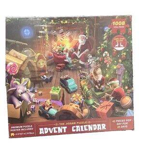 Advent Calendar Christmas Jigsaw Puzzles Christmas Countdown Calendar Santa